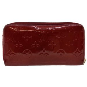 Louis Vuitton Monogram Vernis Zippy Wallet Rouge Grunadine M93058 LV Auth 47416 | AlmaBagz