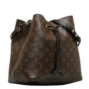 Louis Vuitton Monogram Neonoe Handbag M44020 Brown Noir Black PVC Leather  Louis Vuitton | AlmaBagz