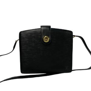 LOUIS VUITTON Shoulder Bag Epi Leather black Epi Capuchin | AlmaBagz