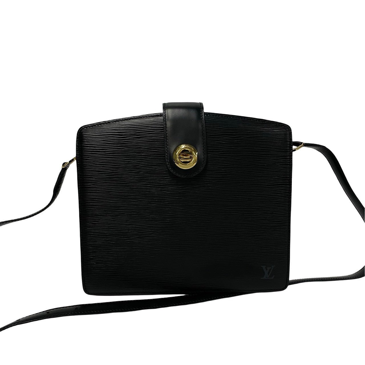 LOUIS VUITTON Shoulder Bag Epi Leather black Epi Capuchin | AlmaBagz