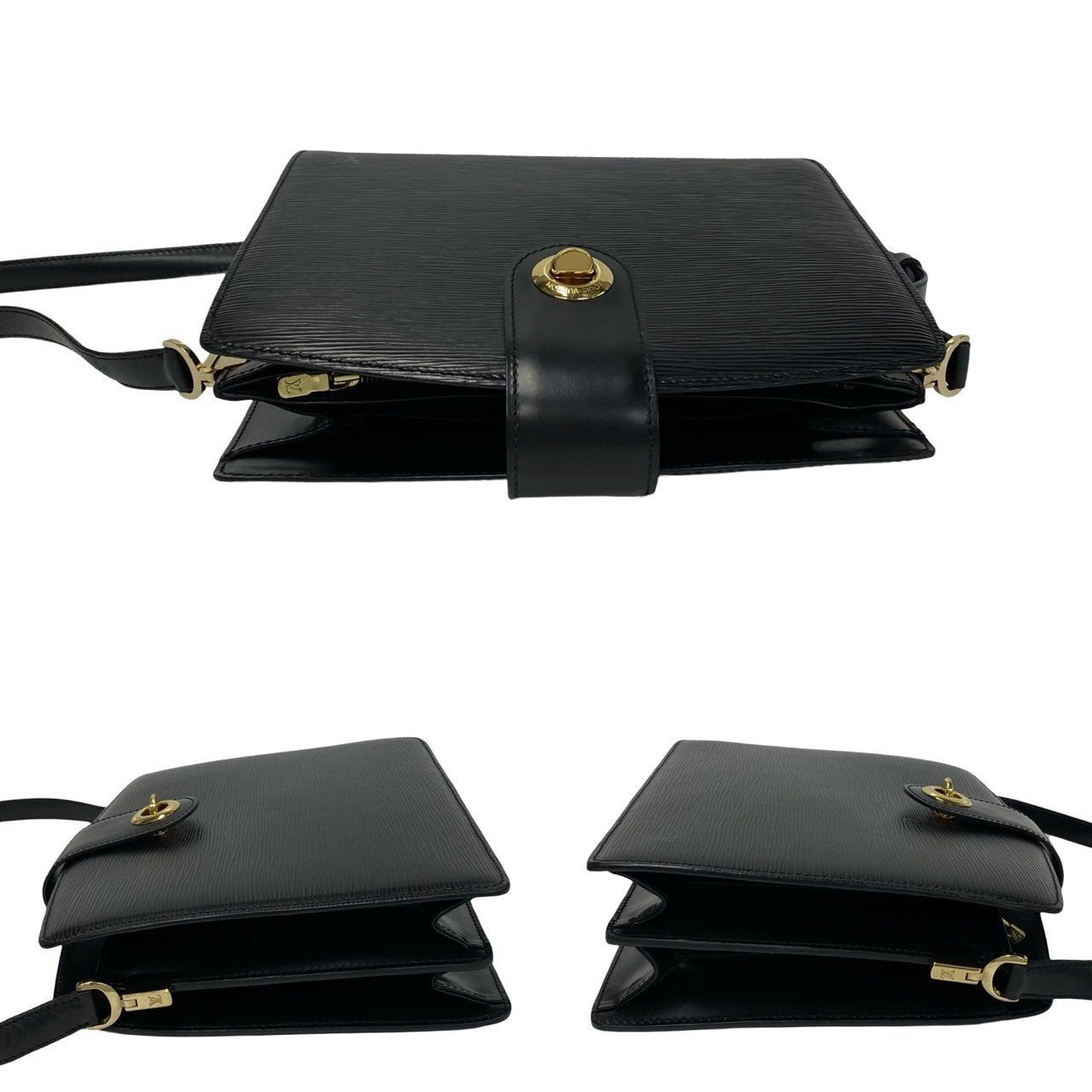 LOUIS VUITTON Shoulder Bag Epi Leather black Epi Capuchin | AlmaBagz - Image 5