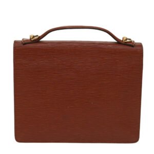 LOUIS VUITTON Epi Monceau Hand Bag Brown M52123 LV  47847 | AlmaBagz