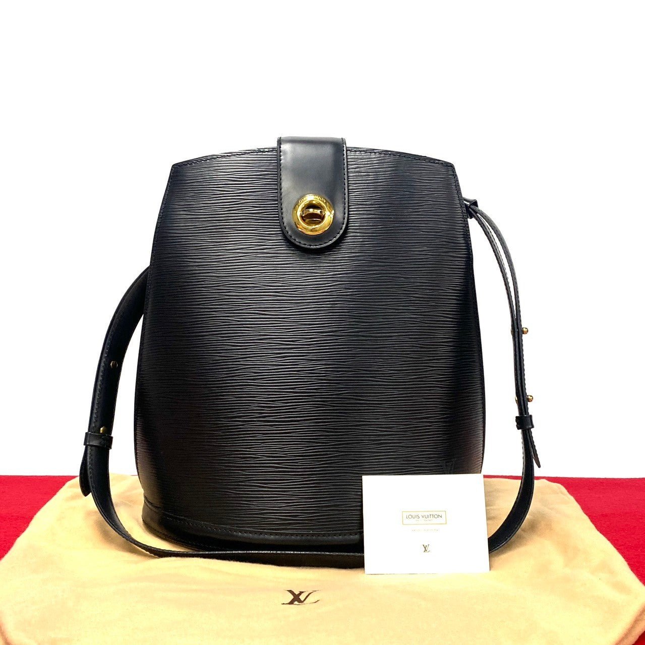 LOUIS VUITTON Shoulder Bag leather black Epi Cluny | AlmaBagz - Image 10