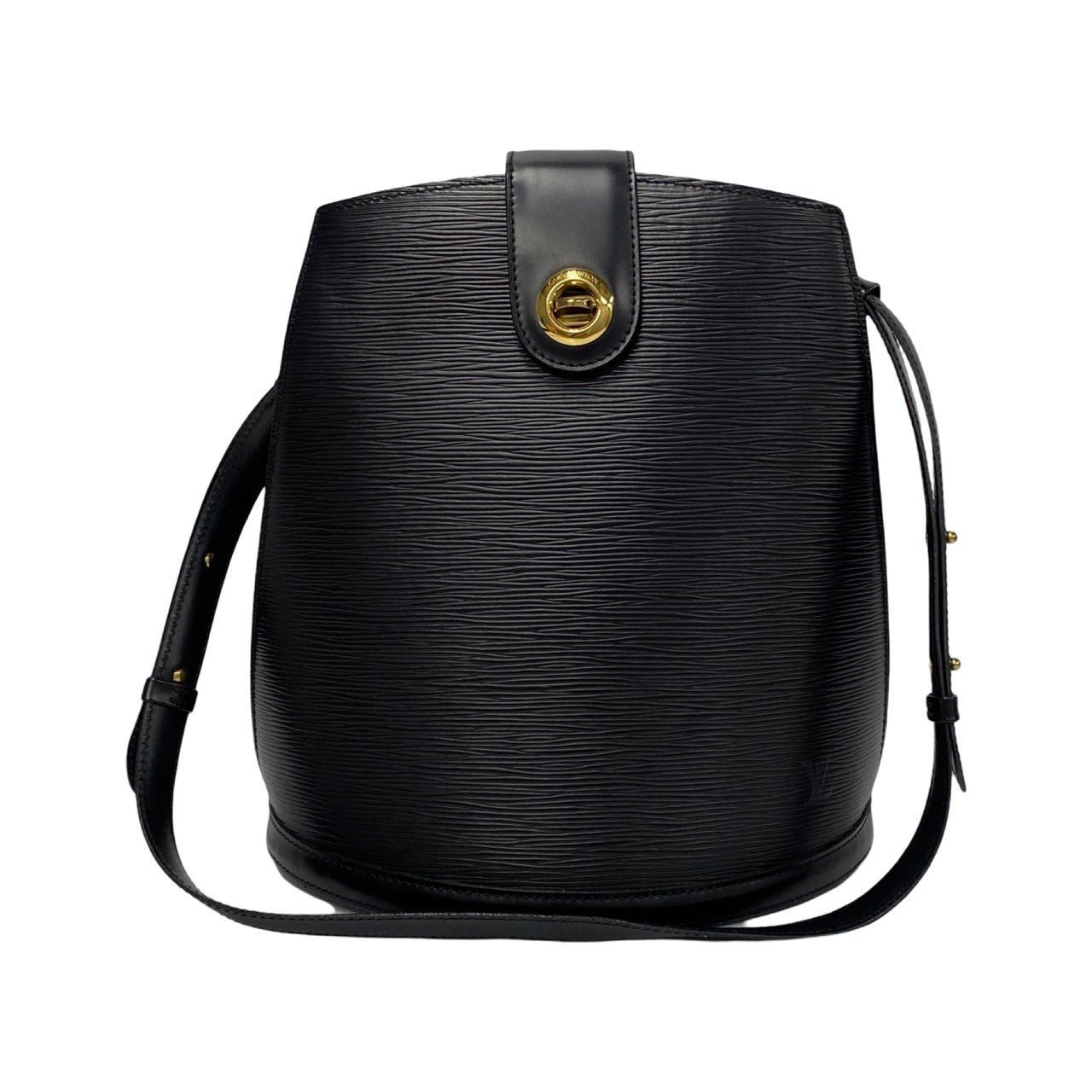 LOUIS VUITTON Shoulder Bag leather black Epi Cluny | AlmaBagz