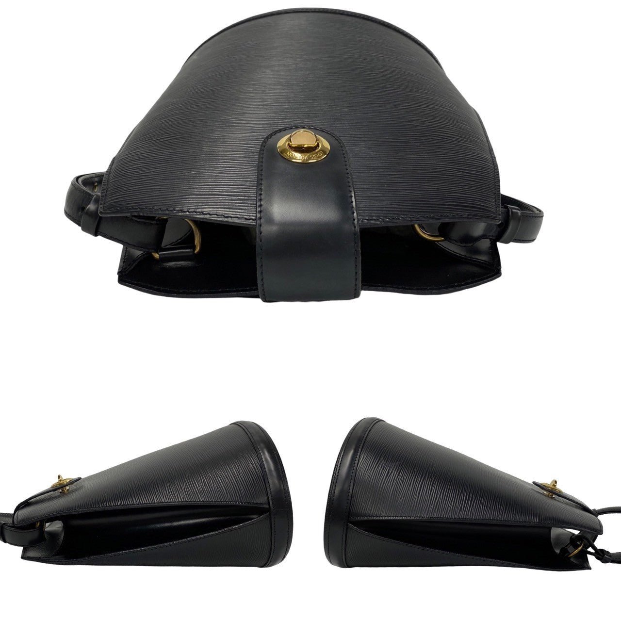 LOUIS VUITTON Shoulder Bag leather black Epi Cluny | AlmaBagz - Image 5