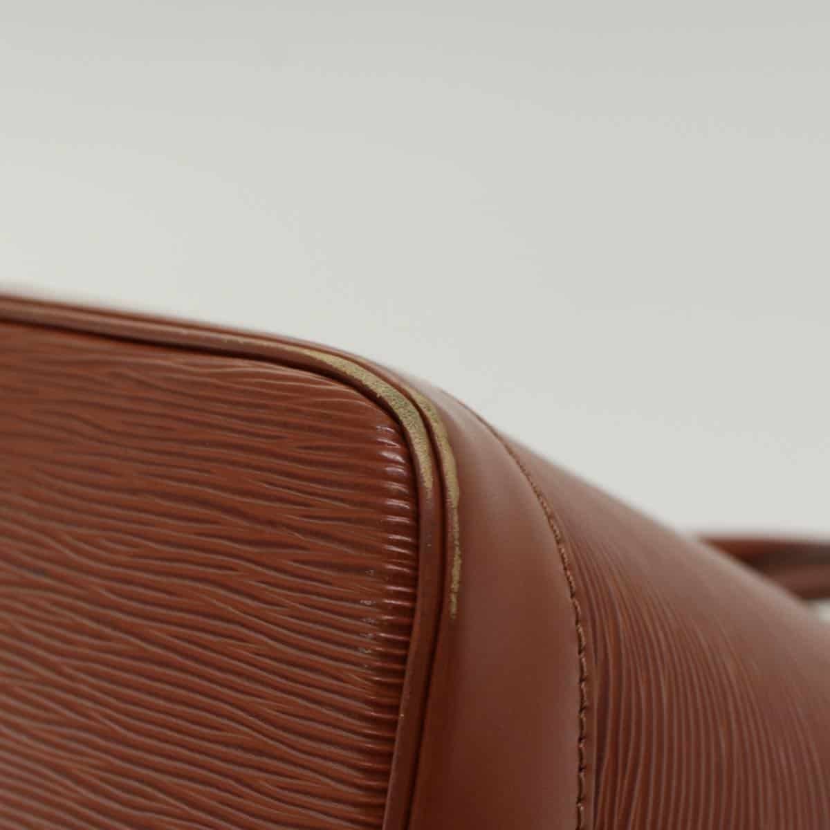 LOUIS VUITTON Epi Alma Hand Bag Brown M5214D LV 48436 | AlmaBagz - Image 8