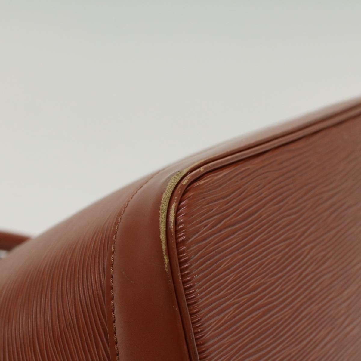 LOUIS VUITTON Epi Alma Hand Bag Brown M5214D LV 48436 | AlmaBagz - Image 15