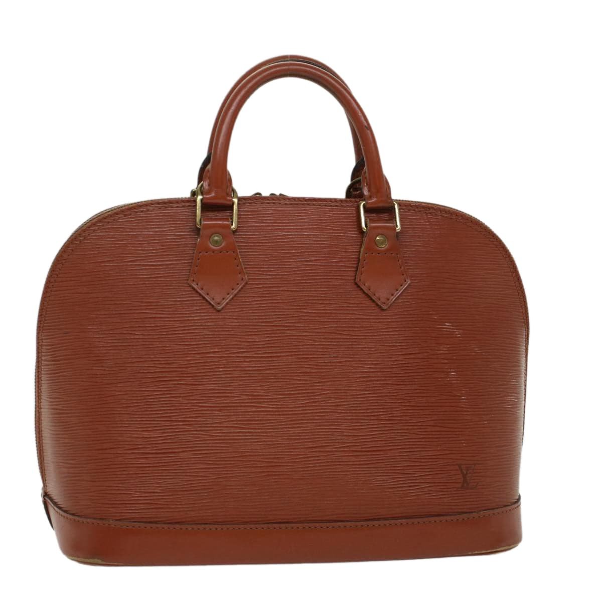 LOUIS VUITTON Epi Alma Hand Bag Brown M5214D LV 48436 | AlmaBagz - Image 20