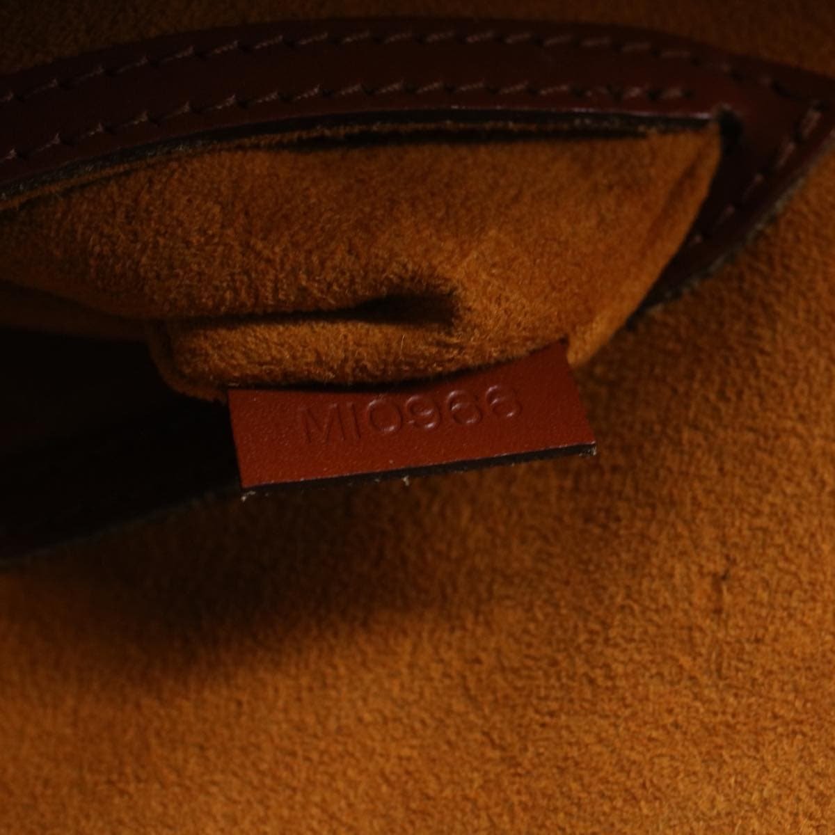 LOUIS VUITTON Epi Alma Hand Bag Brown M5214D LV 48436 | AlmaBagz - Image 11
