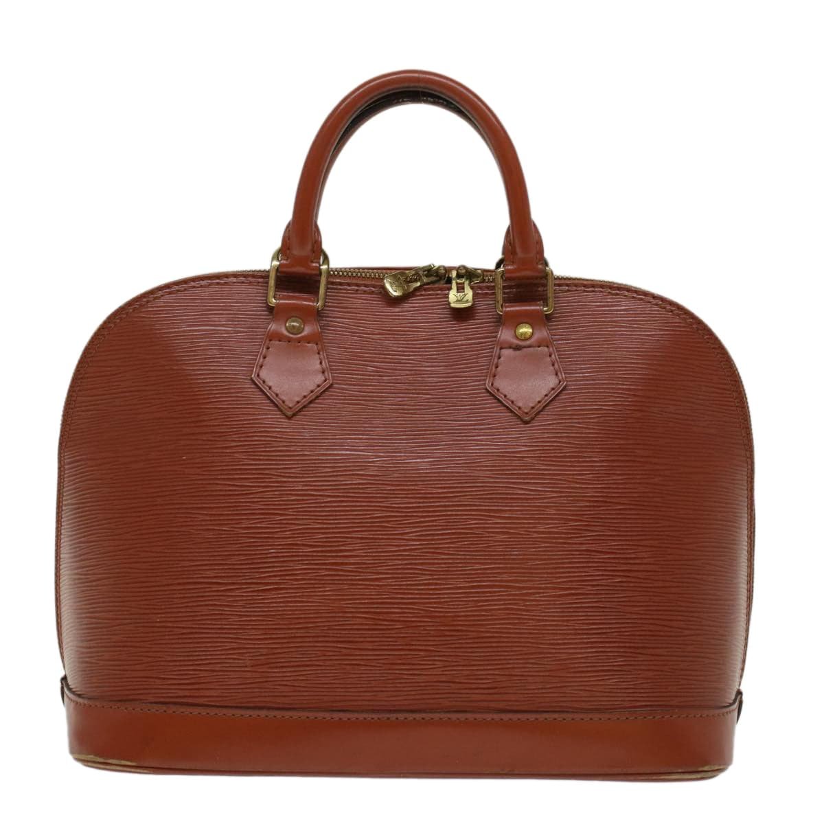 LOUIS VUITTON Epi Alma Hand Bag Brown M5214D LV 48436 | AlmaBagz