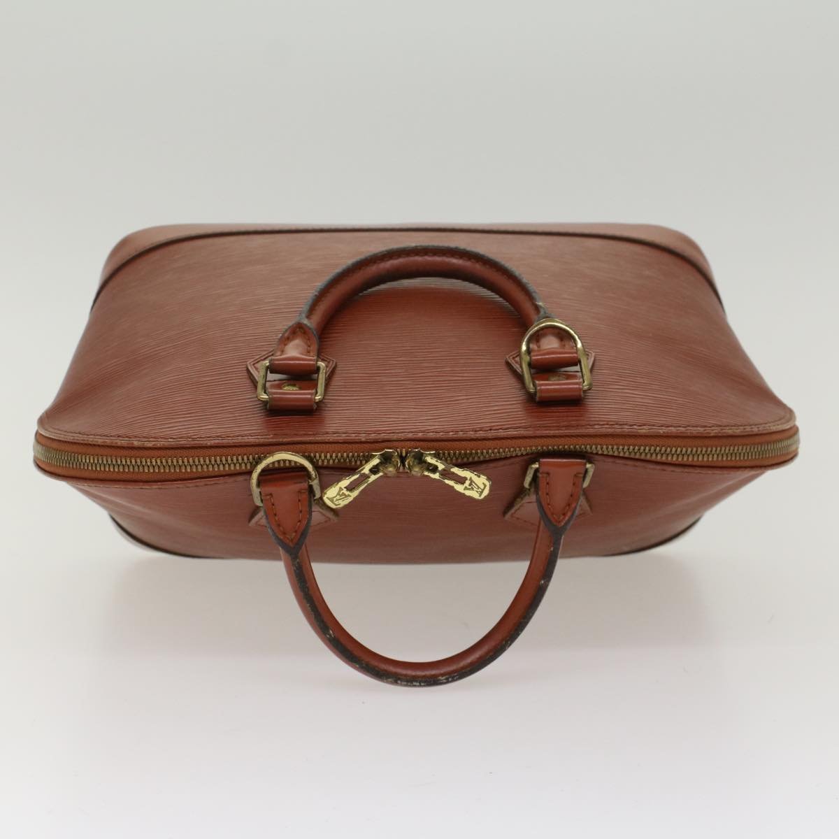 LOUIS VUITTON Epi Alma Hand Bag Brown M5214D LV 48436 | AlmaBagz - Image 5