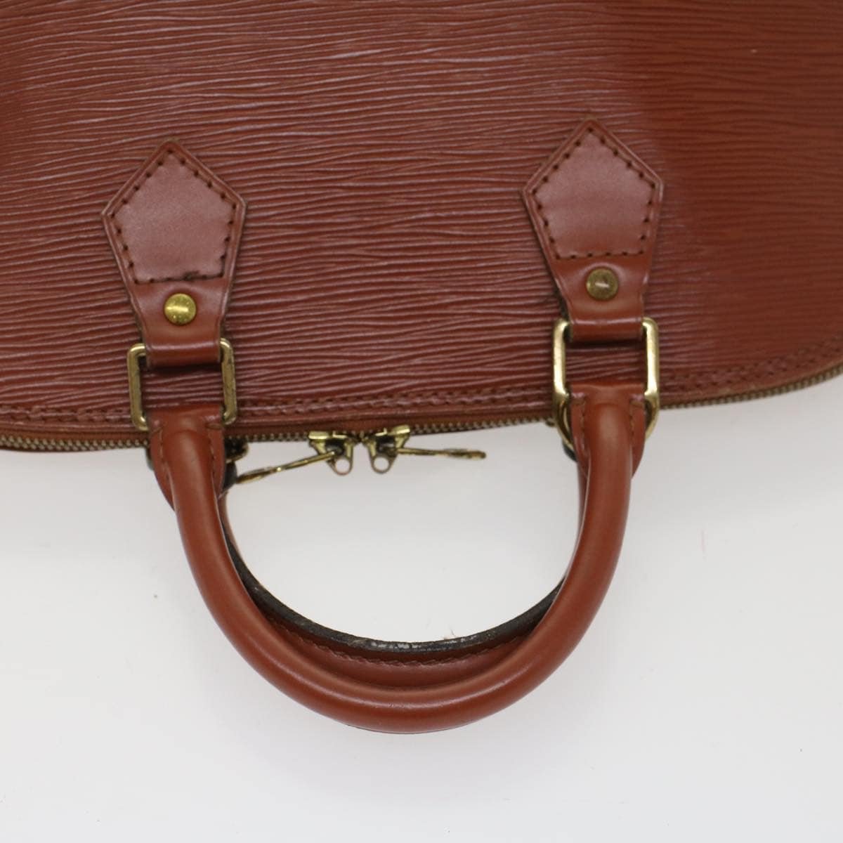 LOUIS VUITTON Epi Alma Hand Bag Brown M5214D LV 48436 | AlmaBagz - Image 6