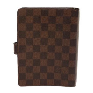 LOUIS VUITTON Damier Ebene Agenda MM Day Planner Cover R20240 LV  48543 | AlmaBagz