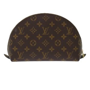 LOUIS VUITTON Monogram Trousse Demi Ronde Cosmetic Pouch M47520 LV  48819 | AlmaBagz