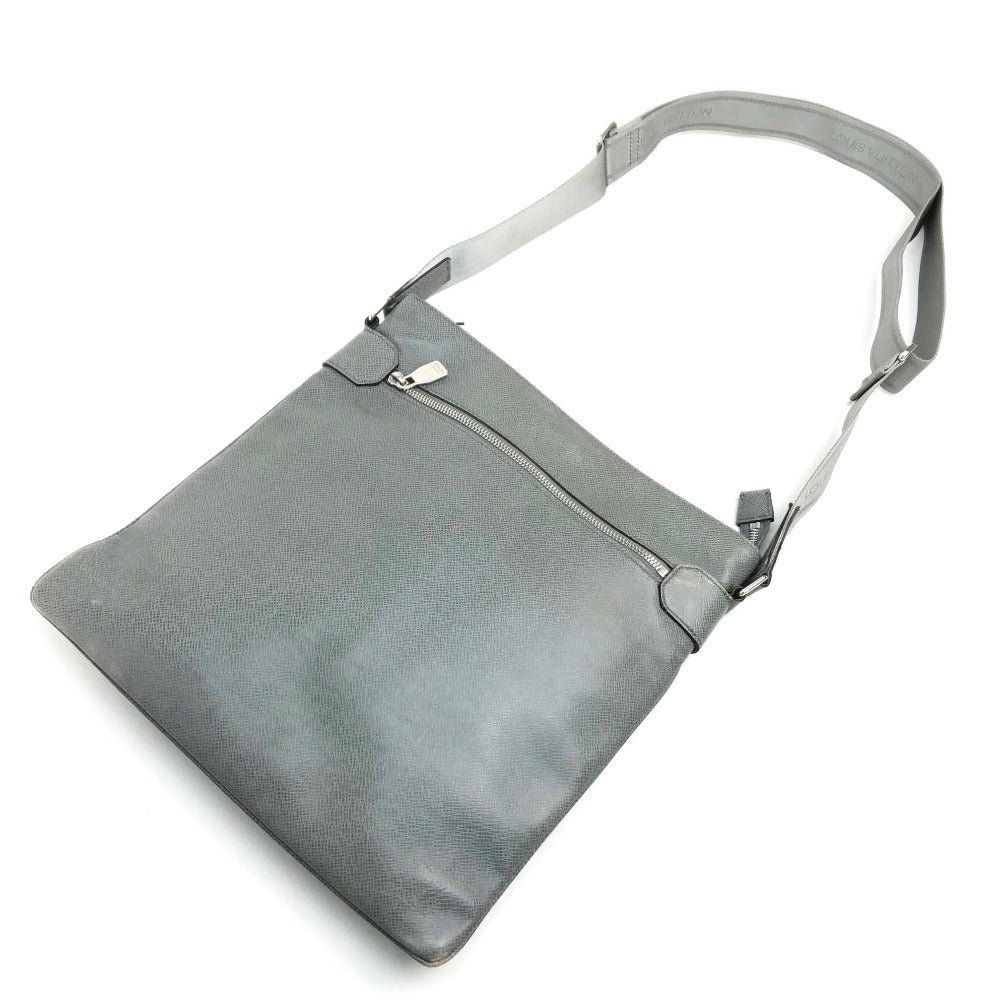 LOUIS VUITTON Shoulder Bag M32630 Taiga Leather gray Taiga Sasha | AlmaBagz - Image 4