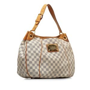 LOUIS VUITTON Damier Azur Galliera PM Shoulder Bag | AlmaBagz