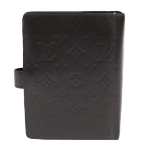 LOUIS VUITTON Monogram Mat Agenda PM Day Planner Cover Viole R20936 Auth 49515 | AlmaBagz