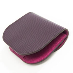 Louis Vuitton Purple Leather Accordeon wallet wallet accessories | AlmaBagz