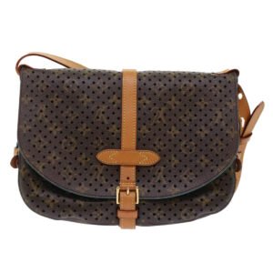 LOUIS VUITTON Monogram Perfo Saumur 30 Shoulder Bag M93998 LV Auth 49620A | AlmaBagz