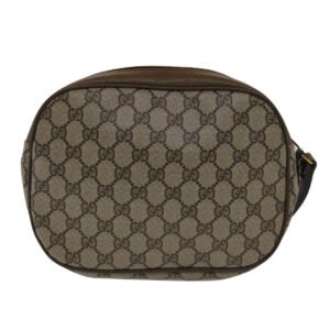 GUCCI GG Canvas Web Sherry Line Clutch Bag Beige Red Green 89 01 034  49787 | AlmaBagz