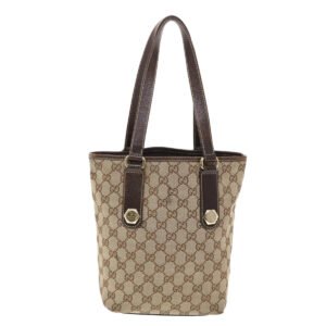 GUCCI GG Canvas Tote Bag Beige 153361  49790 | AlmaBagz