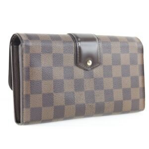 Louis Vuitton Brown Canvas Sistina wallet accessories | AlmaBagz