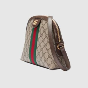 Gucci Ophidia GG Small Shoulder Bag Ebony/Beige | AlmaBagz