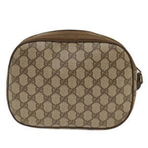 GUCCI GG Canvas Web Sherry Line Clutch Bag Beige Red 8901034 49988 | AlmaBagz