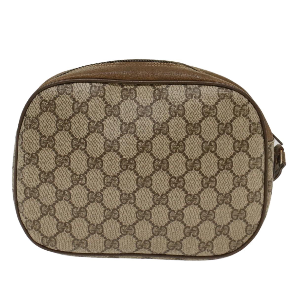 GUCCI GG Canvas Web Sherry Line Clutch Bag Beige Red 8901034 49988 | AlmaBagz