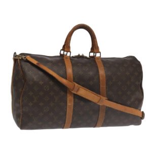 Louis Vuitton Keepall Bandouliere 50  Canvas Travel Bag | AlmaBagz