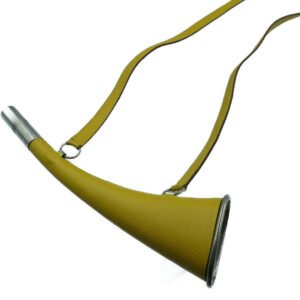HERMES Necklace Courchevel yellow | AlmaBagz