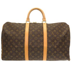 LOUIS VUITTON Boston Duffel bag M41426 Monogram canvas Brown Monogram Keepall 50 mens Used | AlmaBagz