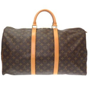 LOUIS VUITTON Boston Duffel bag M41426 Monogram canvas Brown Monogram Keepall 50 mens Used | AlmaBagz