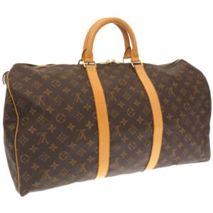 LOUIS VUITTON Boston Duffel bag M41426 Monogram canvas Brown Monogram Keepall 50 mens(Unisex) Used | AlmaBagz