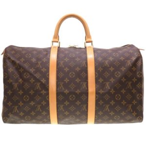 LOUIS VUITTON Boston Duffel bag M41426 Monogram canvas Brown Monogram Keepall 50 mens(Unisex) Used | AlmaBagz