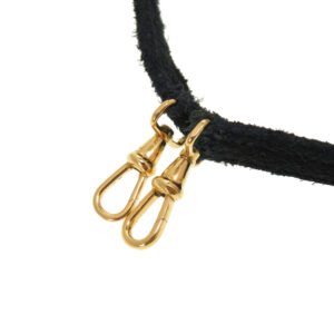 HERMES Shoulder strap Doblis black mini kelly strap | AlmaBagz