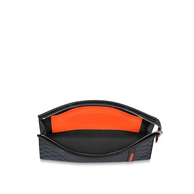 Louis Vuitton Pochette Voyage MM Damier Cobalt Canvas Race | AlmaBagz - Image 2