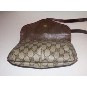 Gucci Vintage Large G Designer Purses Brown Gg Supreme Canvas Hobo Bag | AlmaBagz