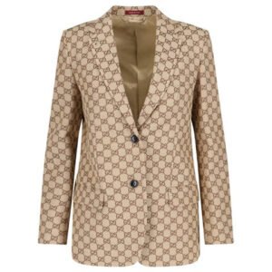 Gucci Women Gg' Single-Breasted Jacket | AlmaBagz