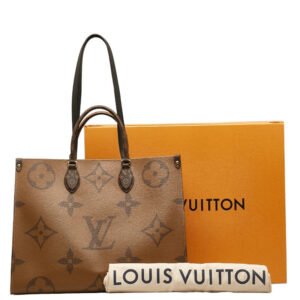 LOUIS VUITTON Louis Vuitton Monogram Giant Reverse M45320 Handbags PVC/Leather Brown | AlmaBagz