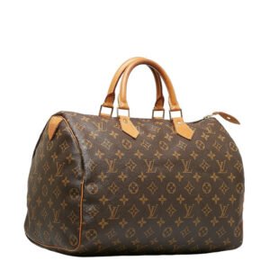 Louis Vuitton Monogram Speed 35 Handbag M41107 Brown PVC Leather  Louis Vuitton | AlmaBagz