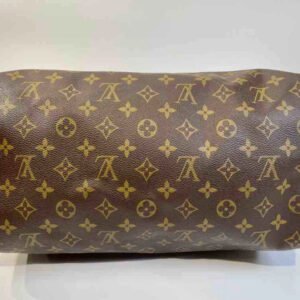 Louis Vuitton Monogram Speedy 35 Handbag, Brown, Coated Canvas | AlmaBagz