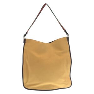 GUCCI Shoulder Bag 001 4306 canvas beige Hobo Shoulder Bag Sherry line Women Used | AlmaBagz