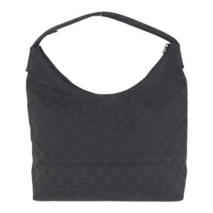 GUCCI Shoulder Bag 001 3380 GG canvas Black black Women Used | AlmaBagz
