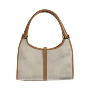 GUCCI Shoulder Bag 002 1068 Suede, Leather Gray Camel Gold Metal Jackie Women Used | AlmaBagz