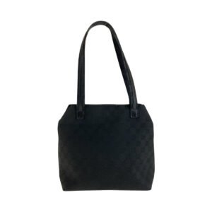 GUCCI Shoulder Bag 002 1076 GG canvas Black black Shoulder Bag Women Used | AlmaBagz