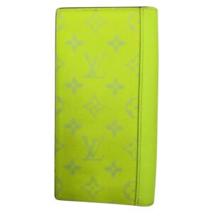 LOUIS VUITTON Long Wallet Purse M30947 PVC yellow Long Wallet Purse Taigalama Portefeuille Brother NM mens Used | AlmaBagz