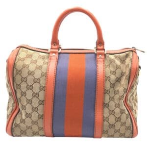 GUCCI Boston Duffel bag C967639 GG canvas multicolor Sherry line | AlmaBagz