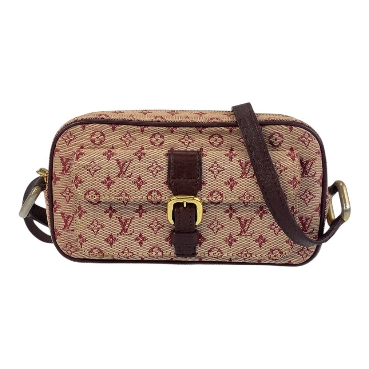 LOUIS VUITTON Shoulder Bag M92219 Canvas, Leather Pink Brown Gold Metal Shoulder Bag pochette Monogram mini Juliet MM Women Used | AlmaBagz - Image 10