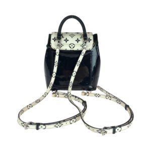 LOUIS VUITTON Backpack M53637 Vernis Black White Backpack Backpack Vernis Monogram Hot Springs Women Used | AlmaBagz